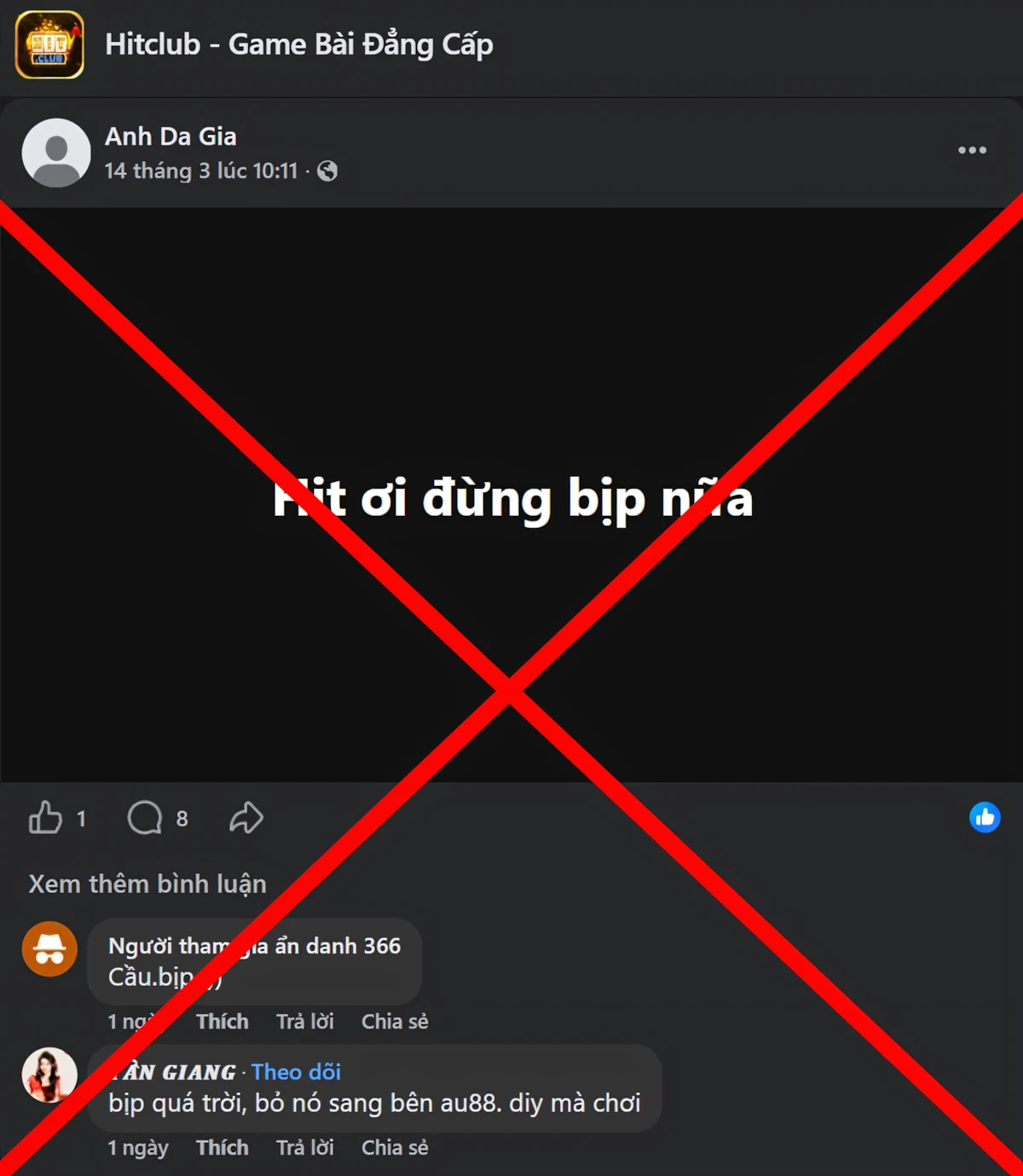 Phân tích trò truyền thông bẩn, bôi nhọ Hitclub